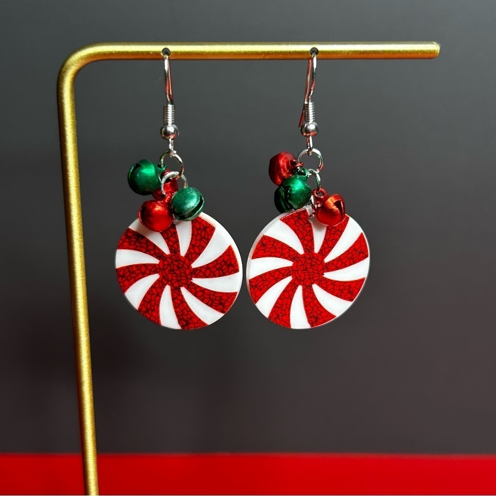 Festive Holiday Theme Christmas Earrings